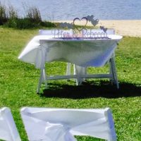 Registry Signing Wedding Table