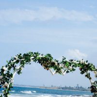 Heart Flower Wedding Arch