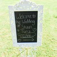 Chalk Board Sign