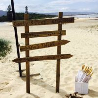 Beach Sign