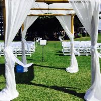 Chiffon Wedding Canopy