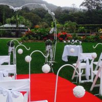 Heart Flower Wedding Arch