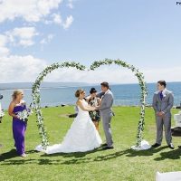 Heart Flower Wedding Arch