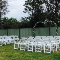 Heart Flower Wedding Arch