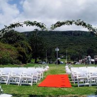 Heart Flower Wedding Arch