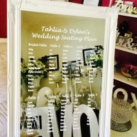 Wedding Seating Mirror Plan
