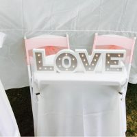 Chairs and Sashes