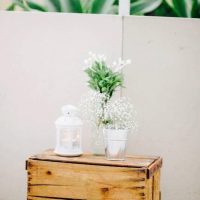 Rustic Create and Lantern