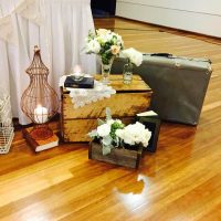 Rustic Crates and Suitcases