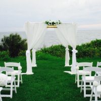 White Wedding Chair Decor
