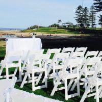 White Wedding Chair Decor