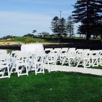 White Wedding Chair Decor