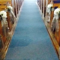 Church Pew Decorations