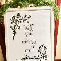 Will you marry me sign