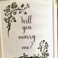Will you marry me sign