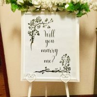 Will you marry me sign