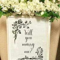 Will you marry me sign