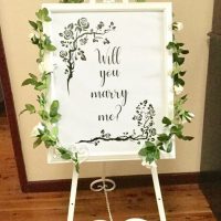 Will you marry me sign