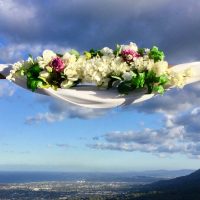 Bamboo Arch Floral Decor