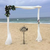 Bamboo Arbour with Decorations