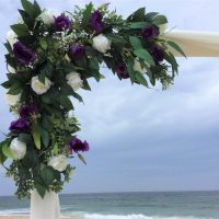 Bamboo Arbour with Decorations