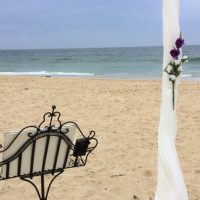 Bamboo Arbour with Decorations