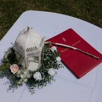 Signing Table Decor
